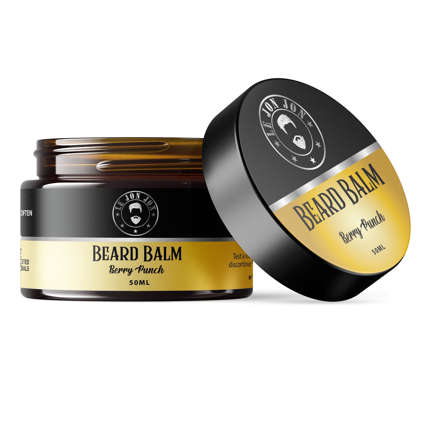 Beard Balm Berry Punch open jar