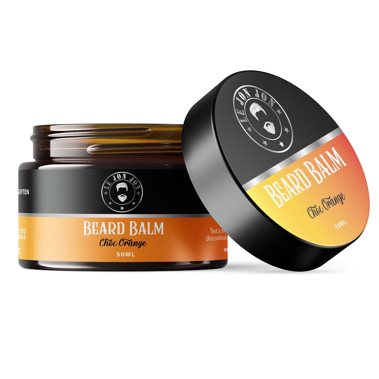 Beard Balm Choc Orange open jar