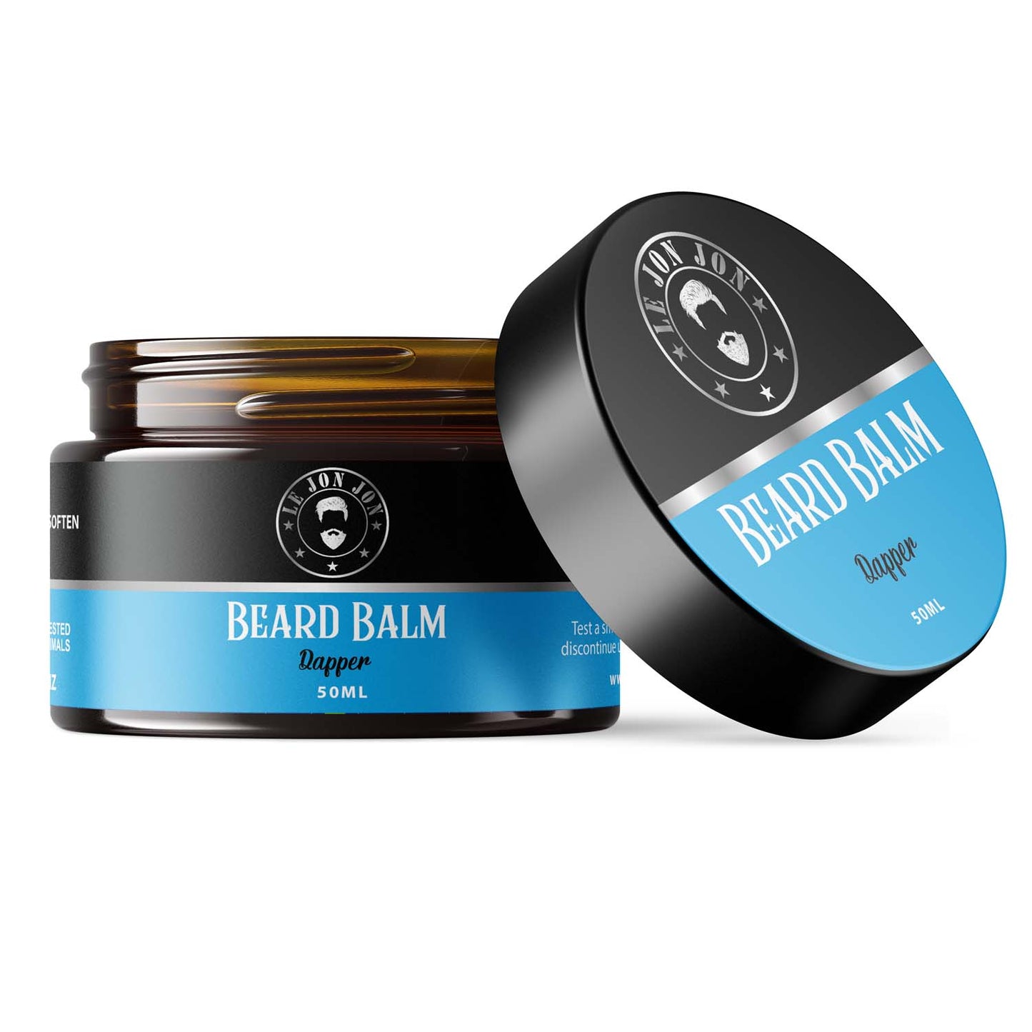 Beard Balm Dapper open jar