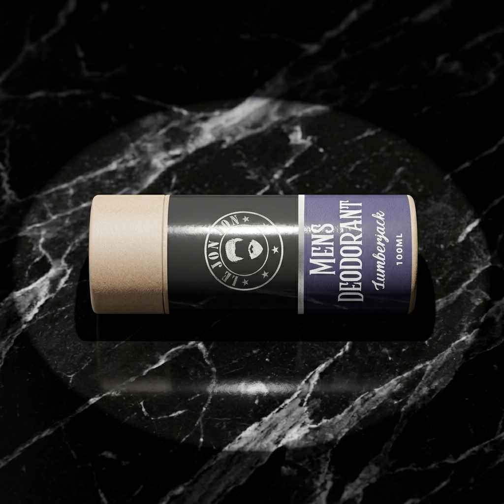 Lumberjack deodorant lifestyle image top