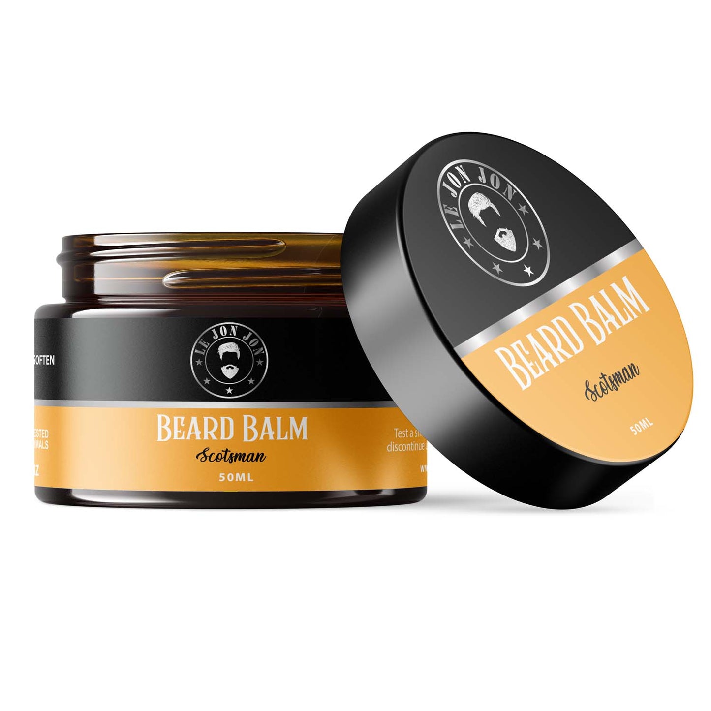 Beard Balm Scotsman open jar