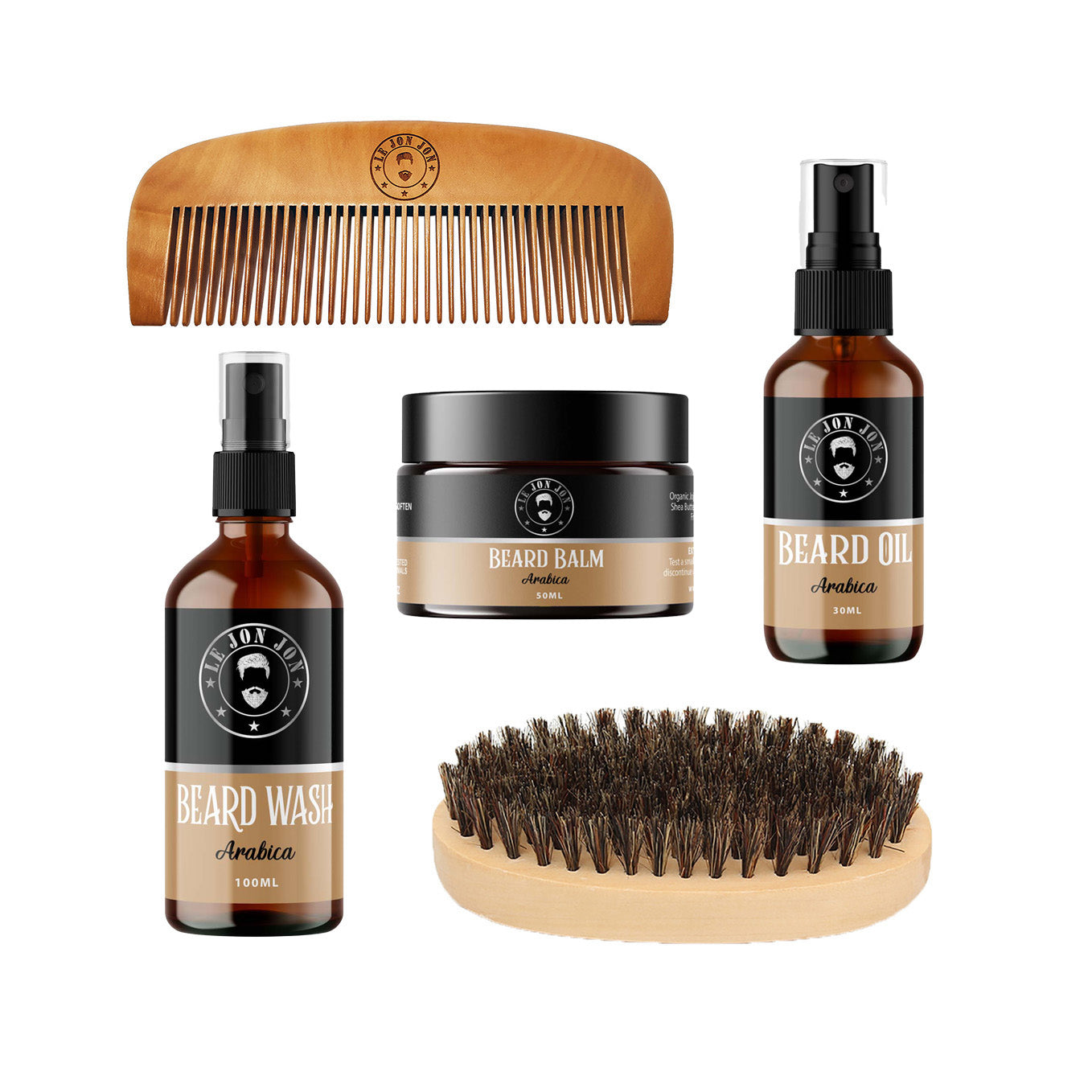 Ultimate beard care pack arrange of items