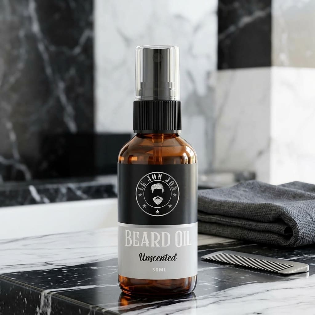 bottle of beard oil