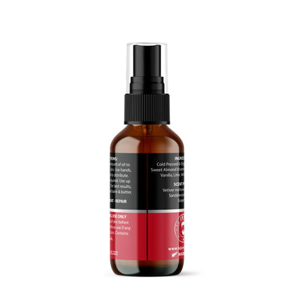 Mountaineer beard oil back