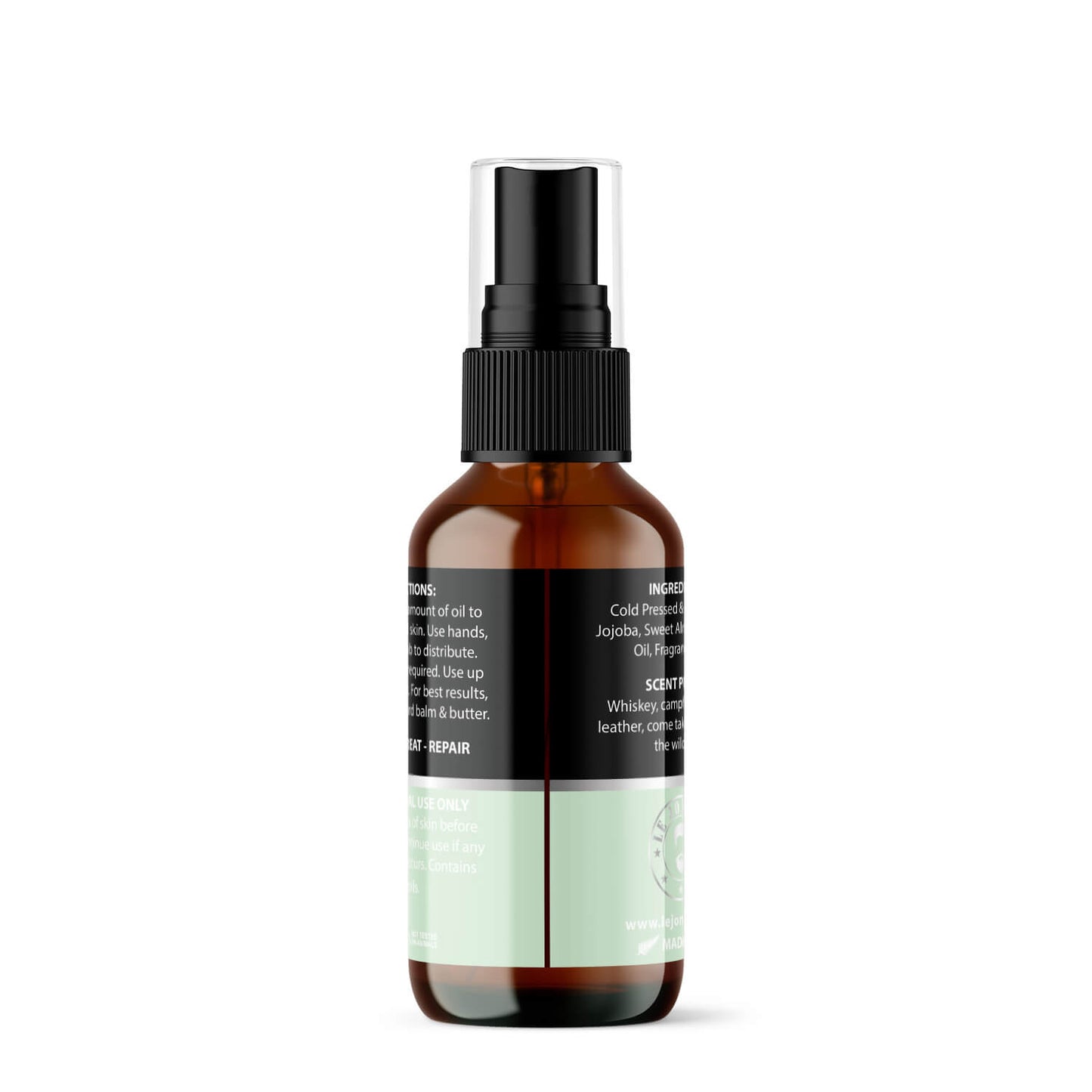 Wild West Beard Oil back