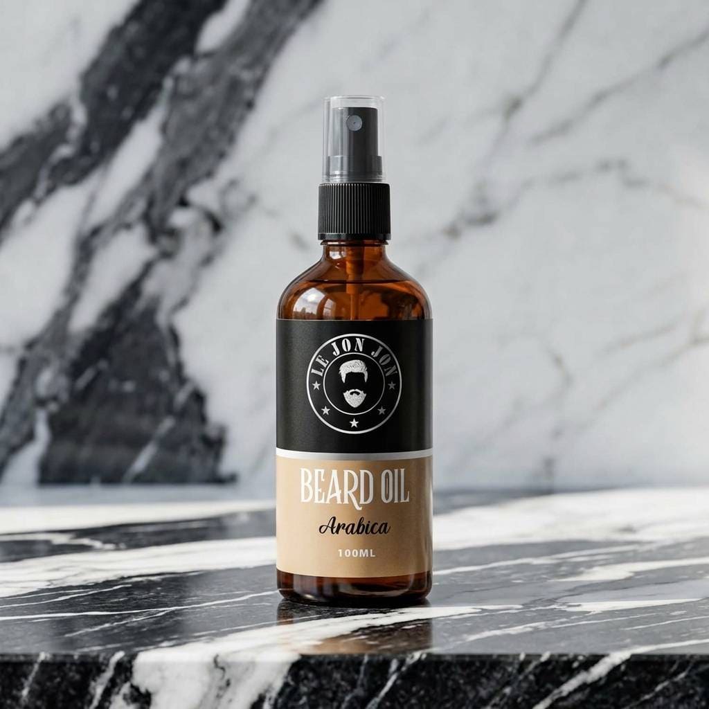 Arabica 100ml beard oil lifestyle image