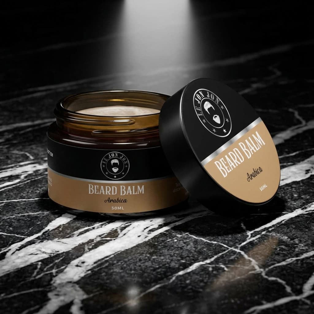 Arabica Beard Balm Lifesytyle image front angle