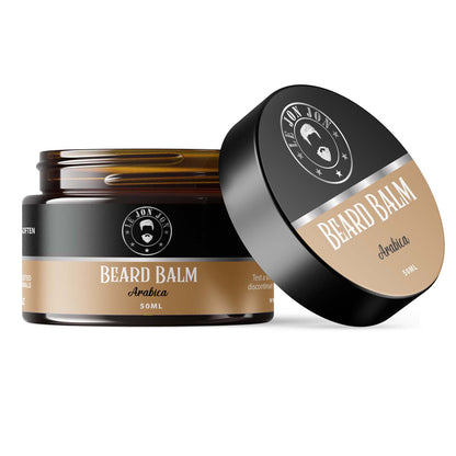Beard Balm Arabica open jar
