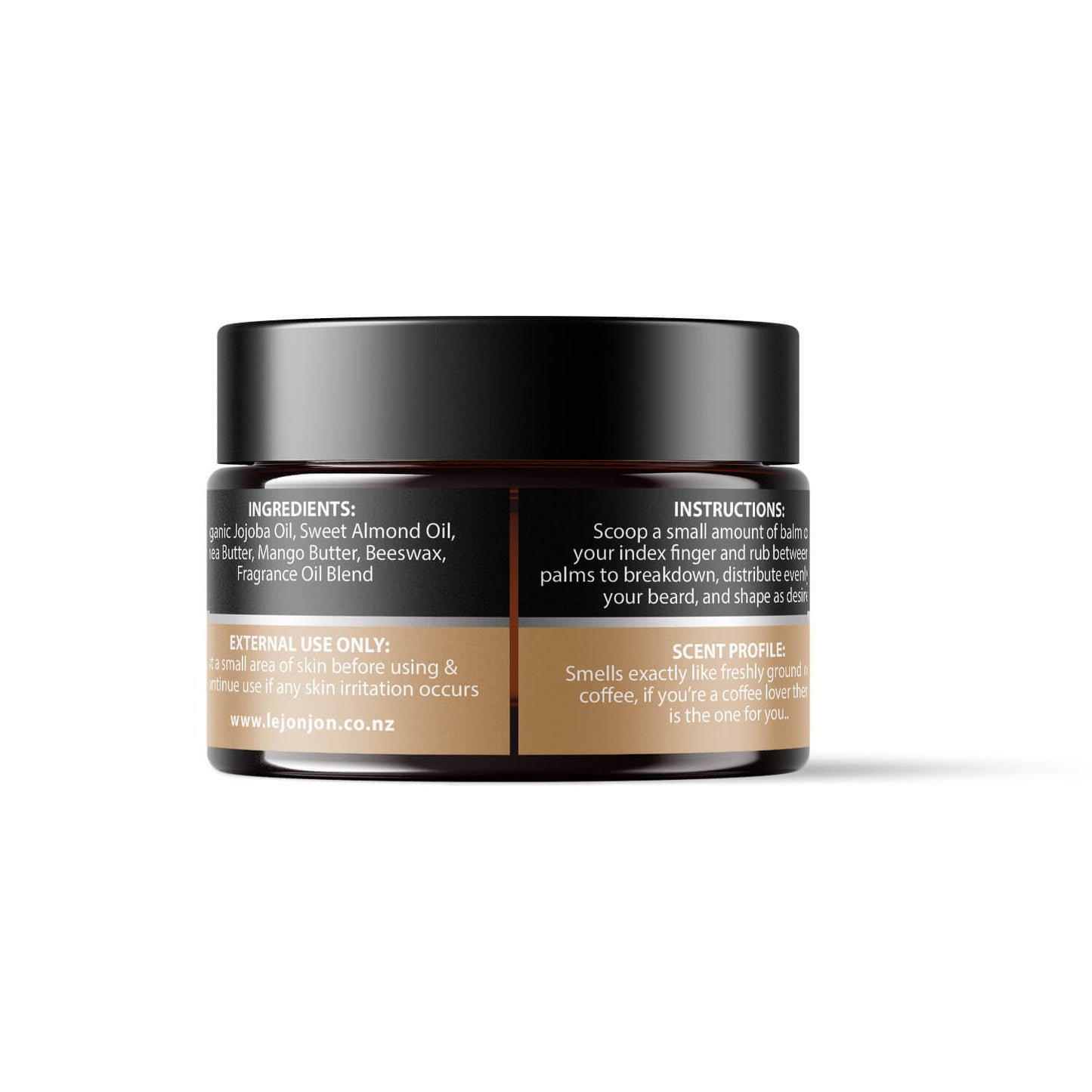 Arabica beard balm back