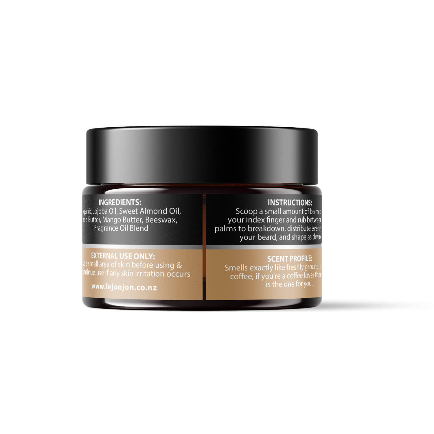 Arabica beard balm back