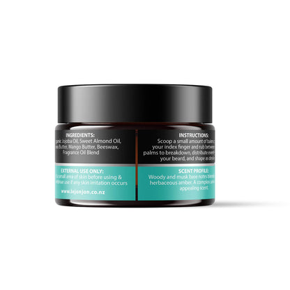 Oak & Amber beard balm back