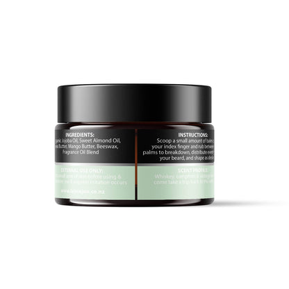 wild west beard balm back