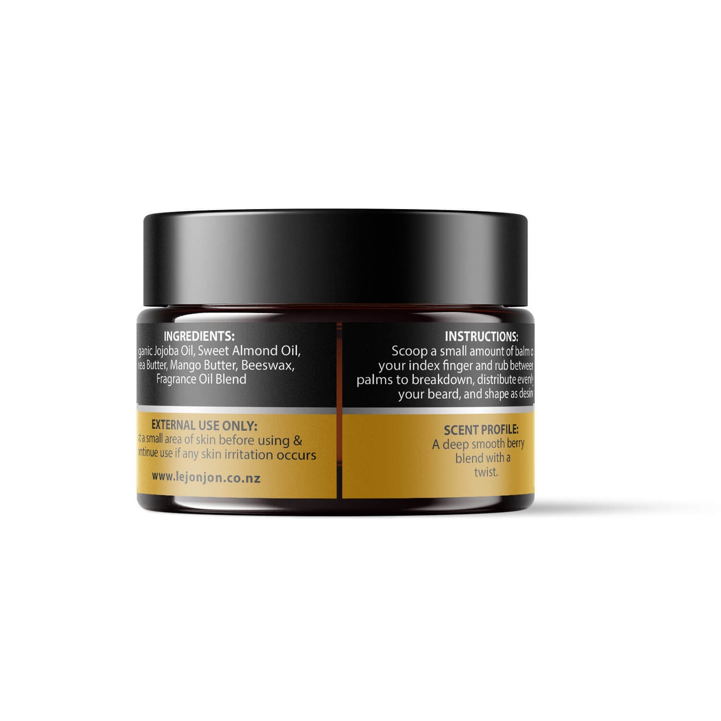 berry punch beard balm back