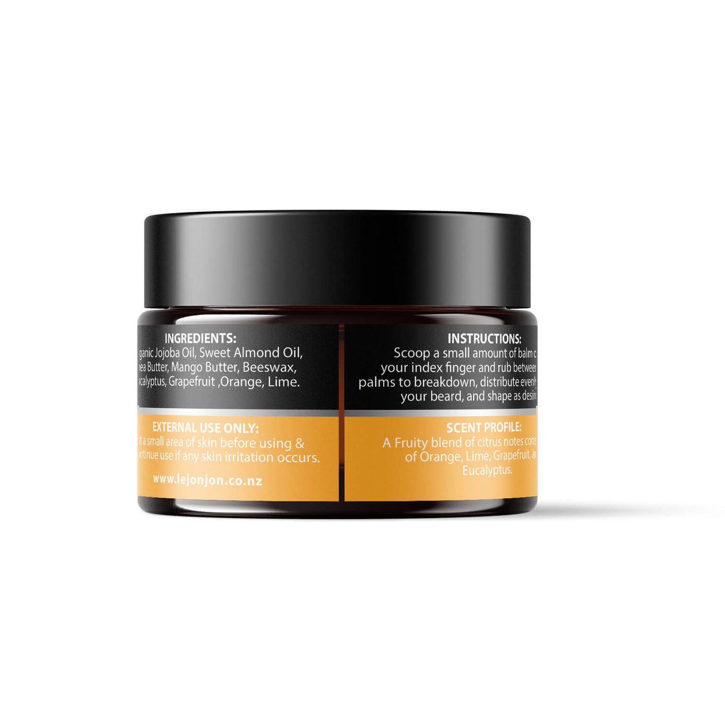 scotsman beard balm back