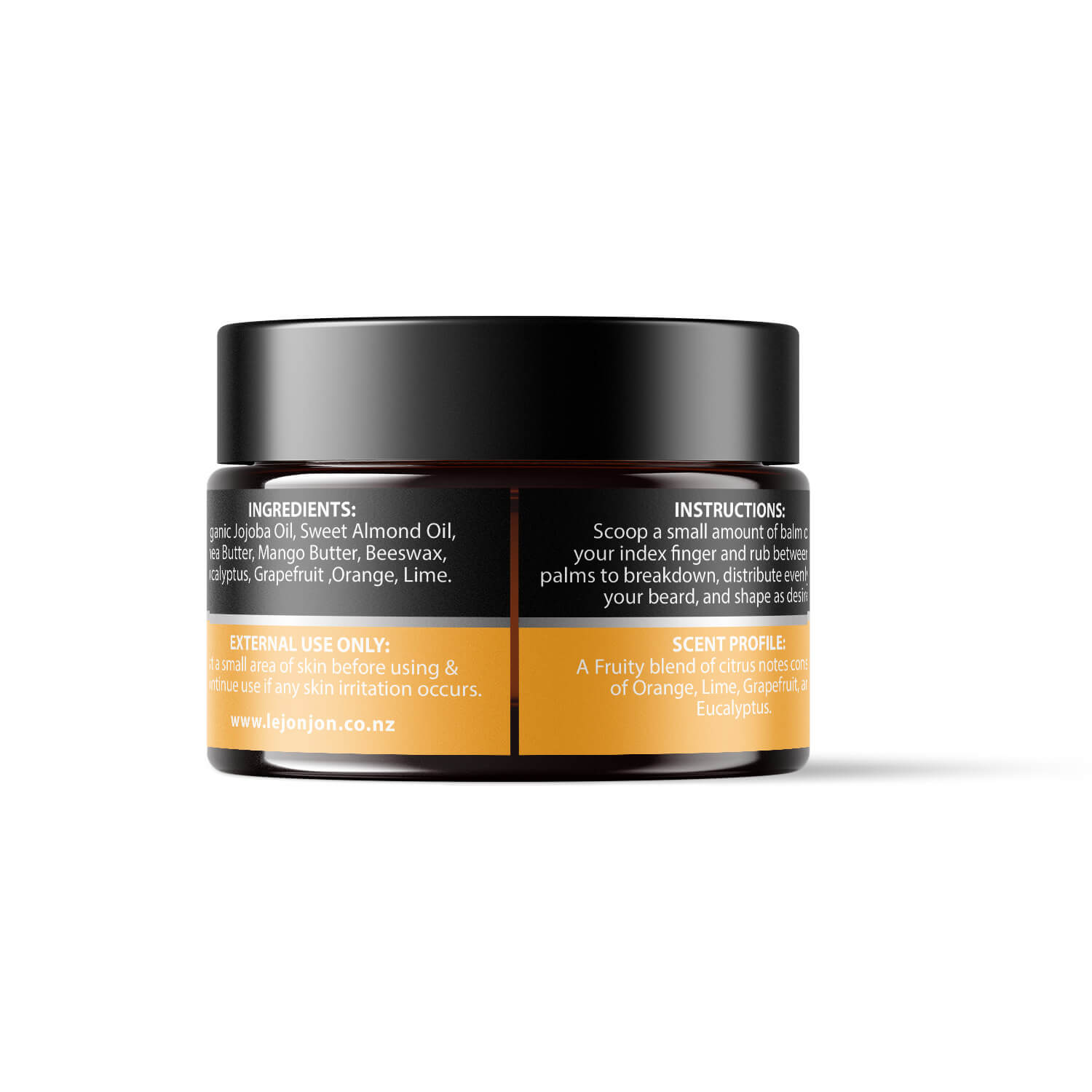 scotsman beard balm back