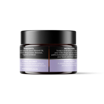 Spiritual beard balm back