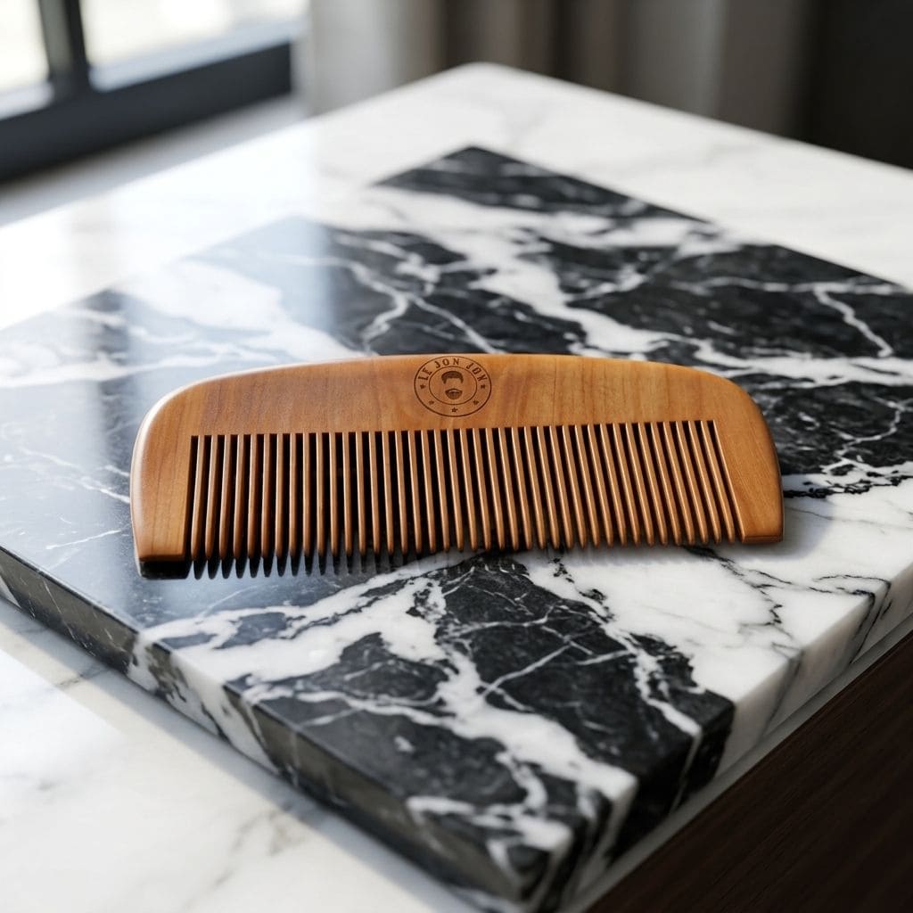 Beard comb lifestyle image front
