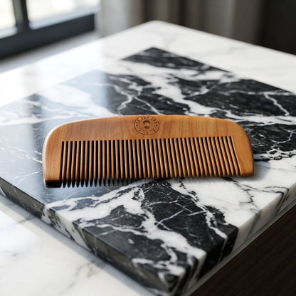 Beard comb lifestyle image front