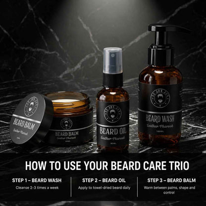 Beard trio pack steps image