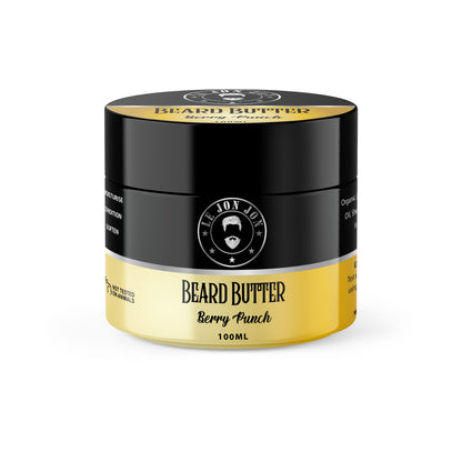 Lejonjon beard butter jar Berry Punch scented
