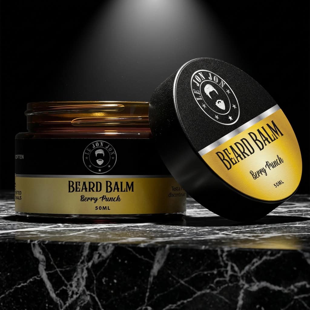 Berry Punch Beard Balm Lifesytyle image front angle