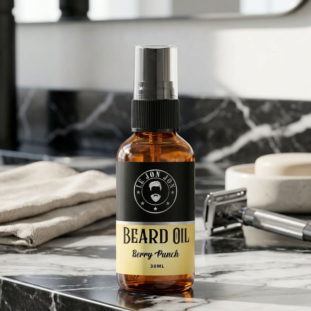 Berry Punch beard oil lifestyle image