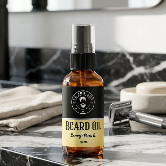 Berry Punch beard oil lifestyle image