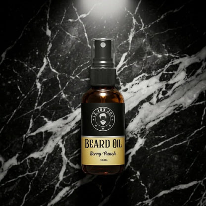 Berrypunch beard oil lifestyle image top