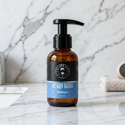Bubblegum beard wash lifestyle image