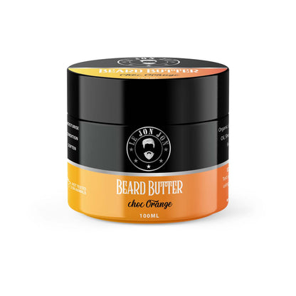 Lejonjon beard butter jar choc Orange scented