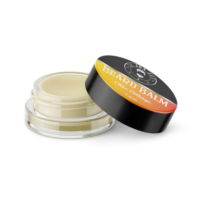 Chocolate and orange scented beard balm sample
