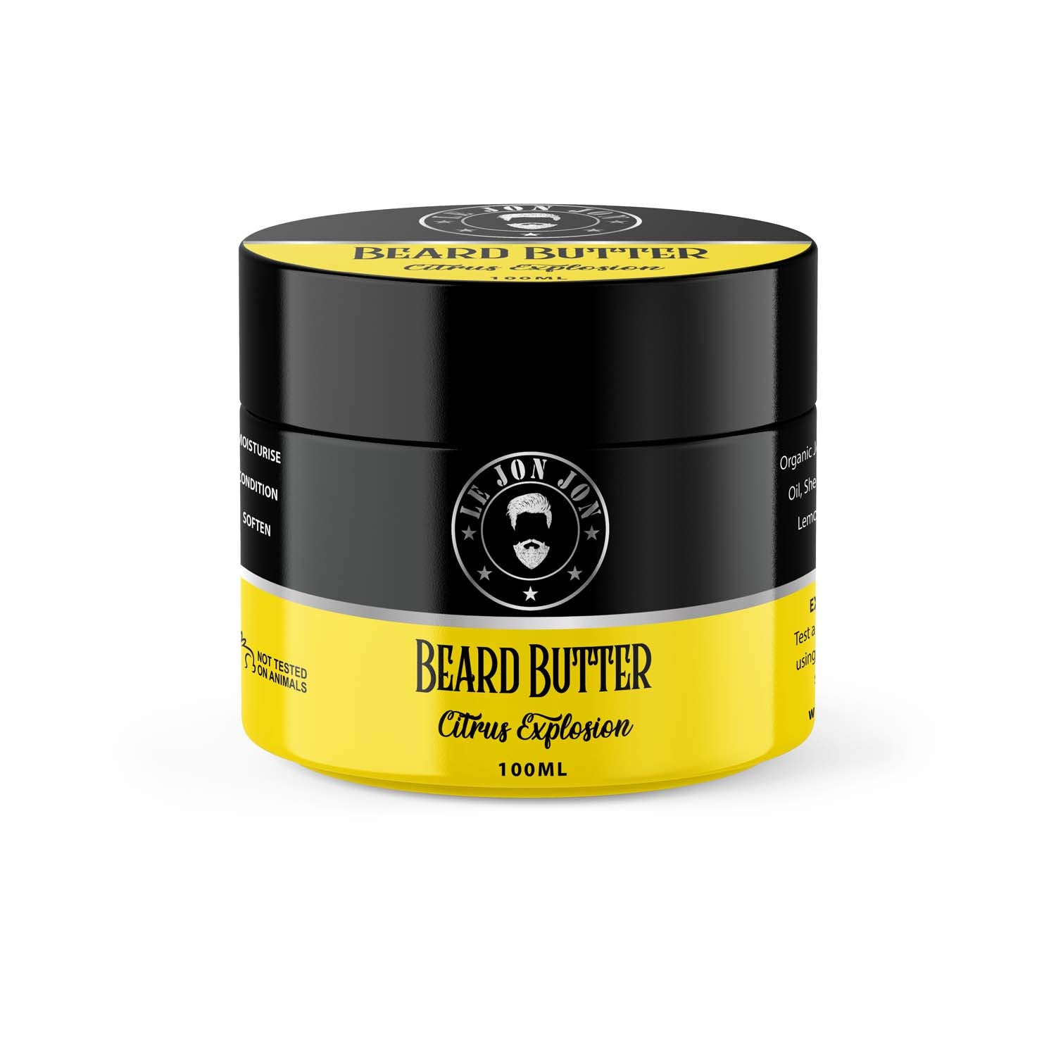 Lejonjon beard butter jar Citrus Explosion scented