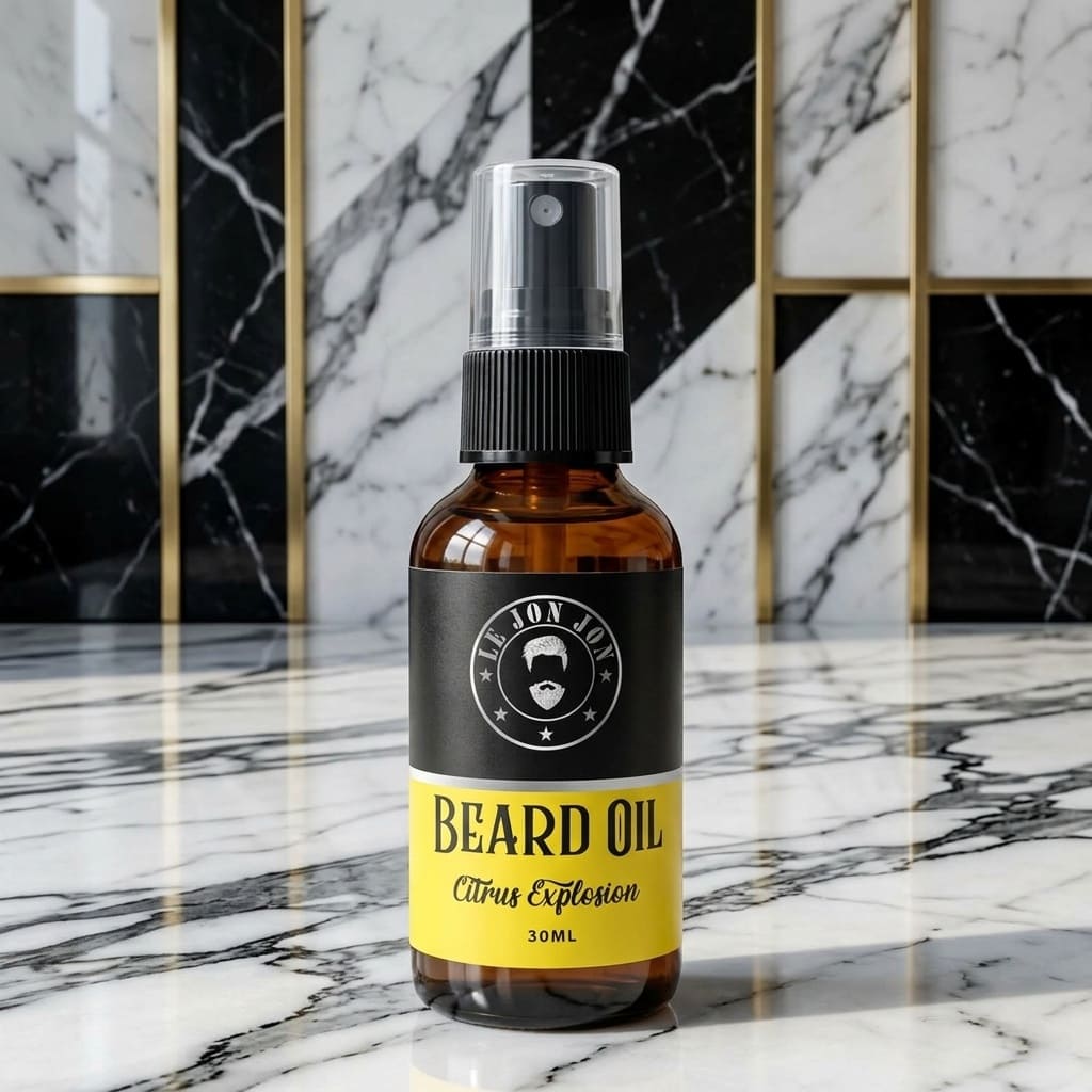 Citrus Explosion beard oil lifestyle image