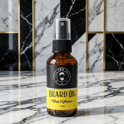 Citrus Explosion beard oil lifestyle image
