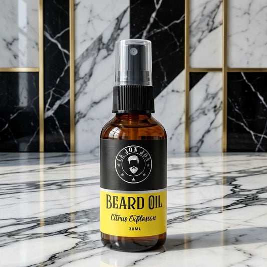 Citrus Explosion beard oil lifestyle image