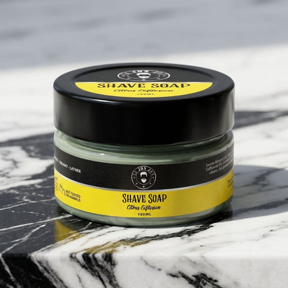 Citrus Explosion shave soap lifestyle image