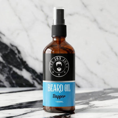 Dapper 100ml beard oil lifestyle image