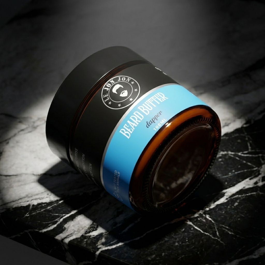 Dapper Beard Butter lifestyle image top