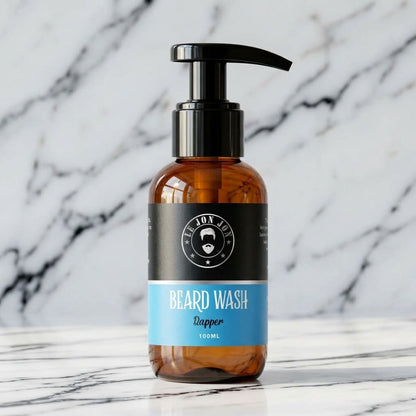 Dapper beard wash lifestyle image
