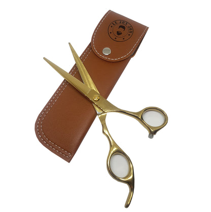 Lejonjon barber shears with pouch