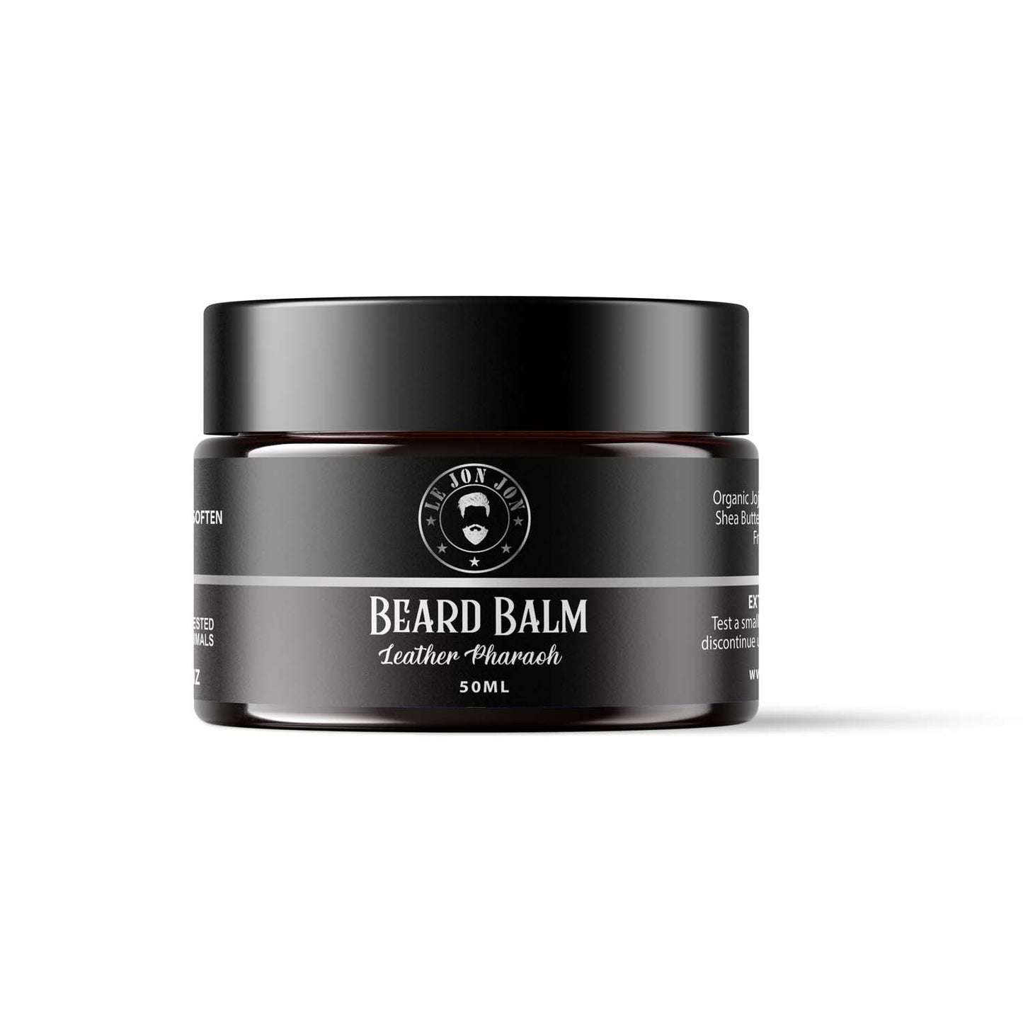 Leather Pharaoh beard balm front image