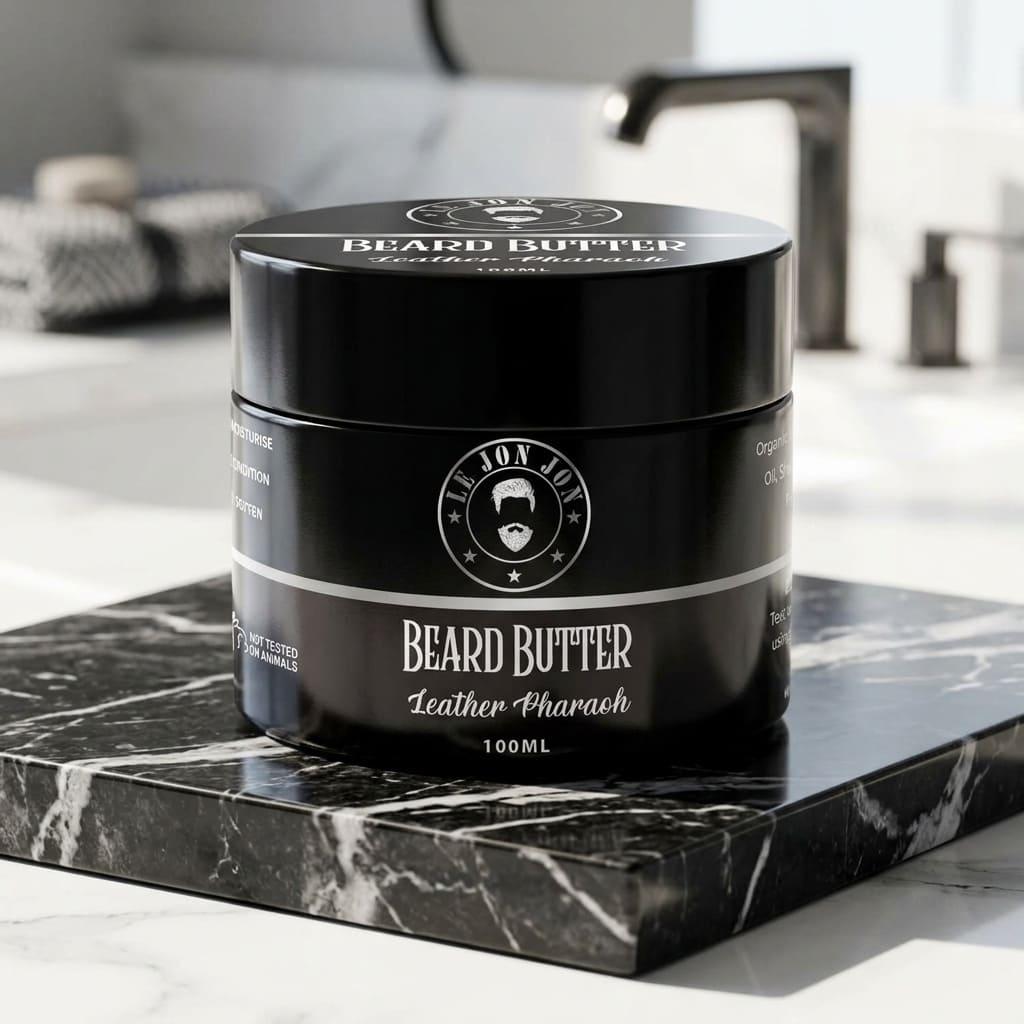 Leather Pharaoh beard Butter lifestyle image