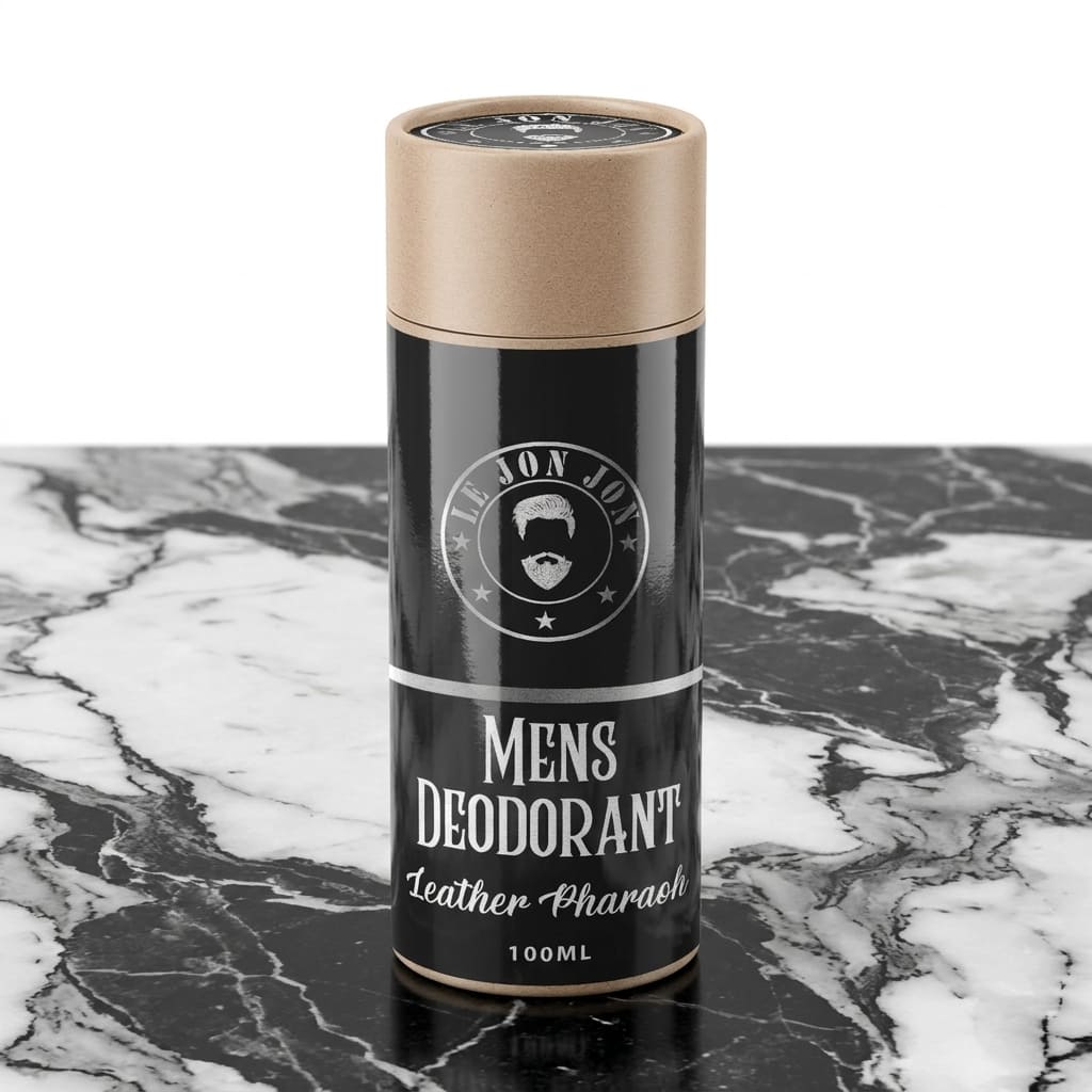 Leather Pharaoh deodorant lifestyle image