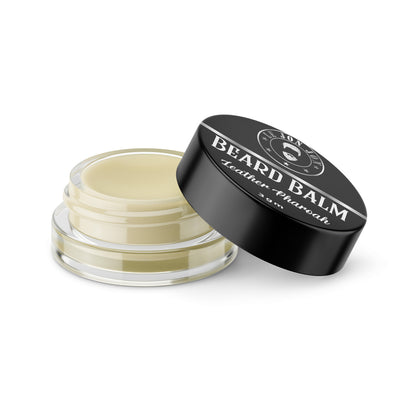 leather pharoah beard balm sample