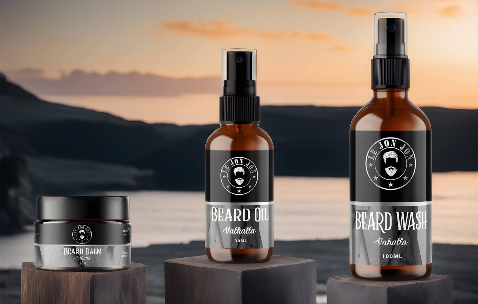 Lejonjon beard oil beard wash and balm main banner image