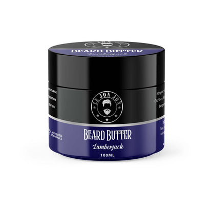 Lejonjon beard butter jar Lumberjack scented