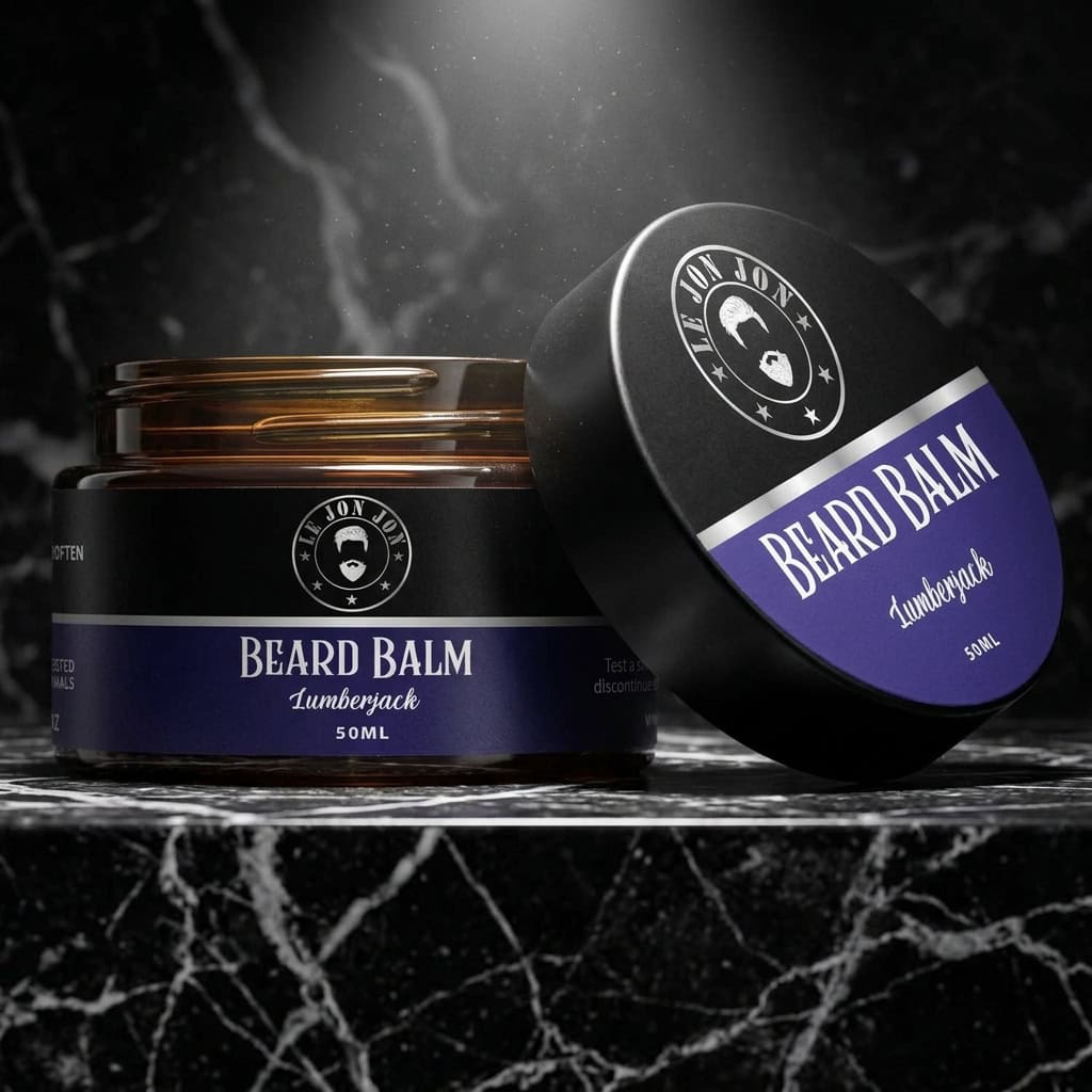 Lumberjack Beard Balm Lifesytyle image front angle