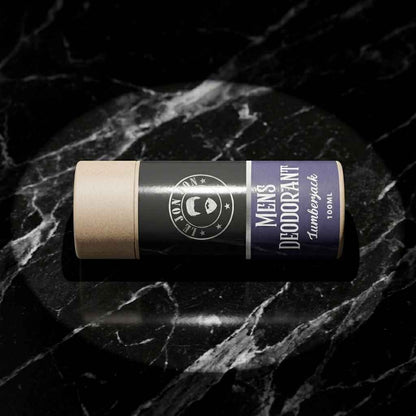 Lumberjack deodorant lifestyle image top