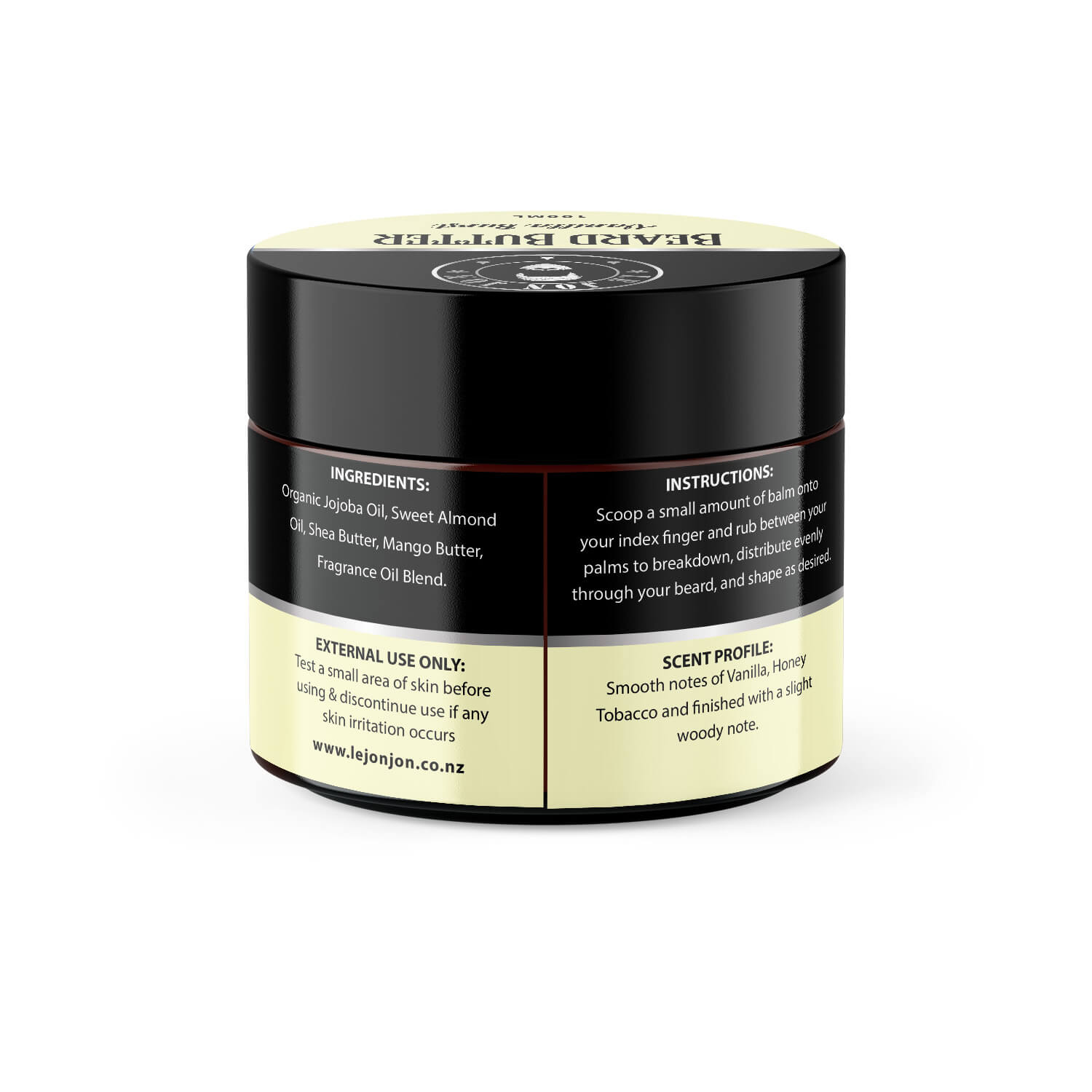 Vanilla Burst beard butter back