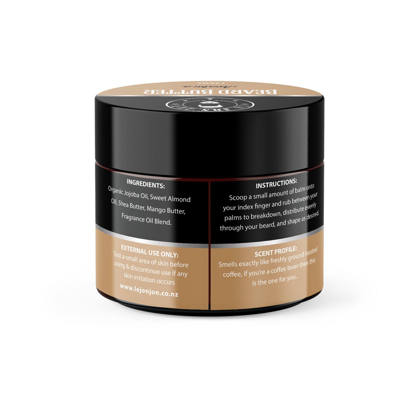 arabica beard butter back